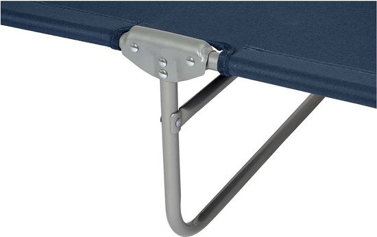 Bo-Camp - Chaise longue - 5 pieds - Bleu