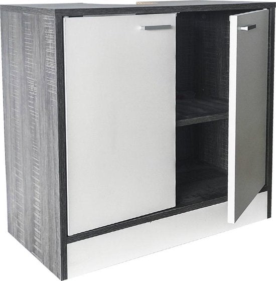Meuble bas pour lavabo - meubles de salle de bains - gris