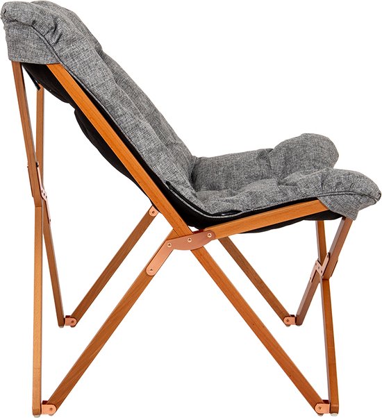 Bo-Camp - Urban Outdoor - Fauteuil relax - Bloomsbury Comfort - Gris