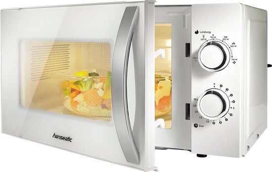 Four à micro-ondes Hanse 678906, micro-ondes, 20 l, fonction décongélation, blanc