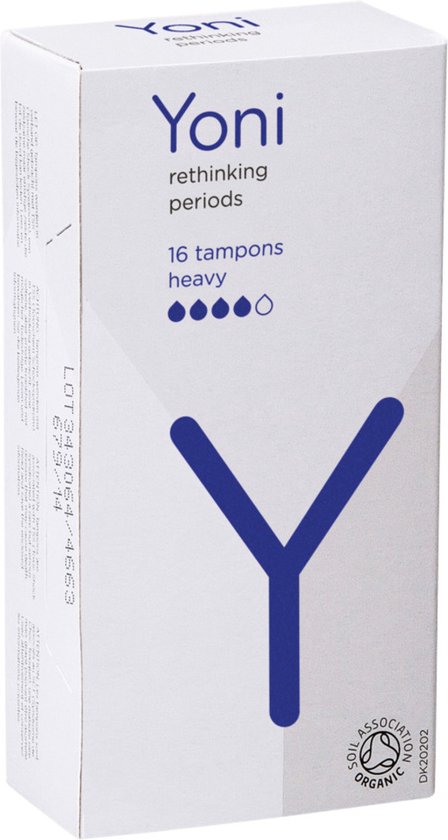 Tampons en coton biologique Yoni lourds 16 pièces