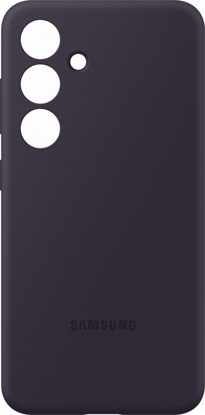 Étui en silicone Samsung - Convient au Samsung Galaxy S24 - Violet foncé