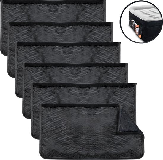 FLOAT VersaVento - 6 sacs de rangement Velcro pour matelas à air - Rangement pour vêtements, livres, articles de camping et jouets - 20 x 40 cm