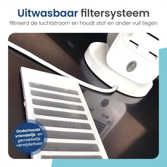 Gologi Ventilateur avec thermostat - Poêle électrique - Chauffage - Chauffage - Avec app et Touch Control - 1500W