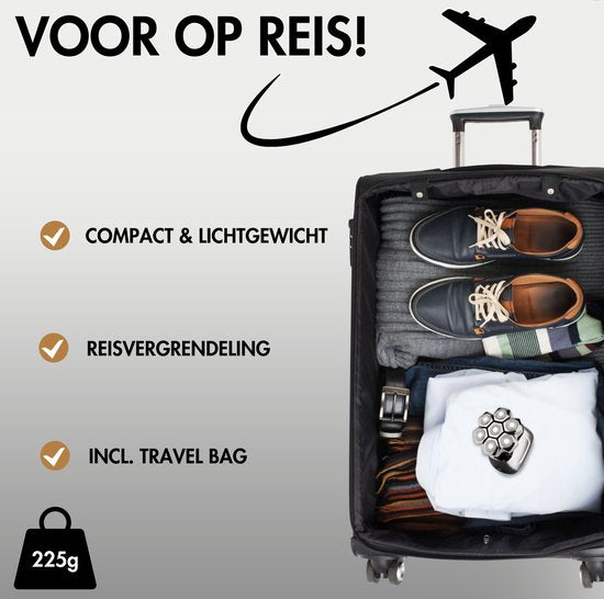 Rasoir - Tondeuse - Tondeuse à cheveux - Sansbeauté® SkullSharp PRO MAGNETIC - Rasoir électrique visage et tête - Raser - Raser la tête - Wet & Dry - Chargement sans fil - Electrique