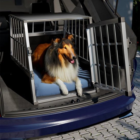 Boîte de transport pour chiens en aluminium - L
