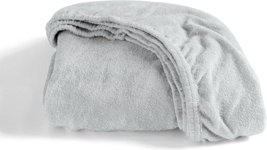 Cinderella - Drap-housse - éponge - 180x200/210 cm - Jusqu'à 30 cm de hauteur de matelas - Gris clair