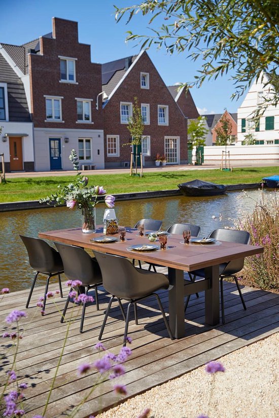 Hartman Sophie elegance garden chair - Black - set of 2 - black rondo base