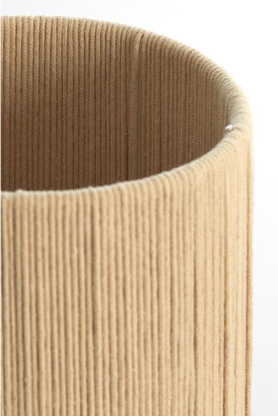 Light & Living Abat-jour cylindrique Medan - Moderne - 30x30x40cm - Beige