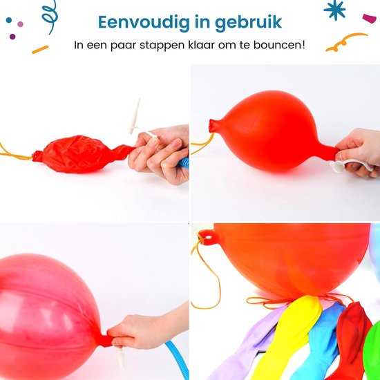 Partizzle 36x Ballons de baudruche en latex colorés - Grand ballon rebondissant - Ballon géant à partager - Grabbelton - Pour enfants et jeunes enfants - XL / 45 cm