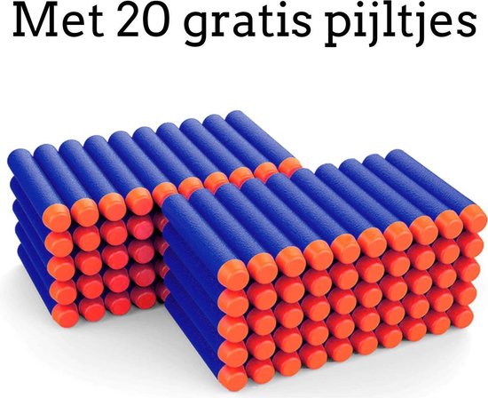 VAIVE Gilet tactique pour Nerf - Inclut des fléchettes et un chargeur pour les pistolets