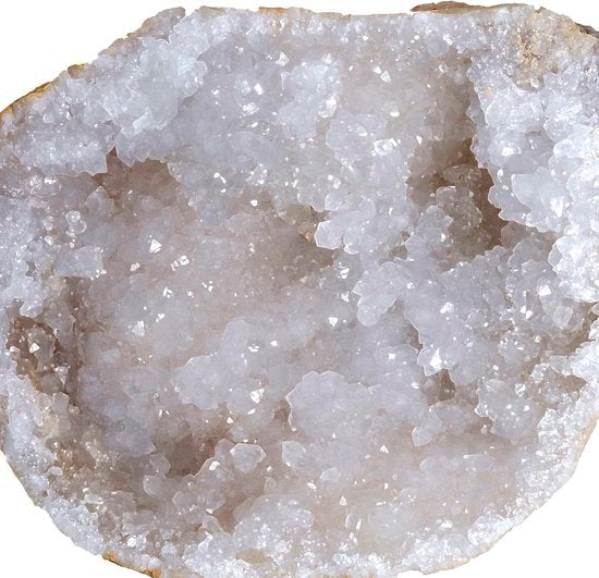 Partizzle 25x Géodes en pierres de Rhin brutes - Faites vos propres assemblages ouverts - Faites des cristaux / pierres précieuses des minéraux - Cadeaux à partager pour les enfants - Grabbelton Treat Gifts - Medium 2/4 cm