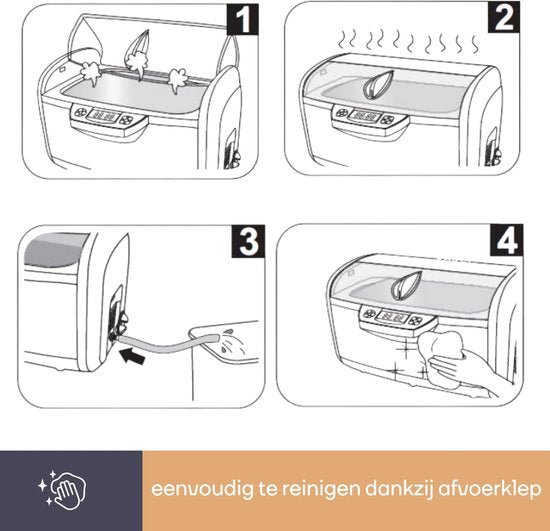 Perel Nettoyeur à ultrasons 6 L - Fonction dégazage - Vanne de vidange - Minuterie et température réglables - Panier amovible et porte-montre - Usage professionnel - 310 W, 35 kHz - Blanc