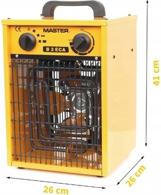 Chauffage de l'atelier principal chauffage électrique avec ventilateur B 3 ECA 3kW (B3ECA)