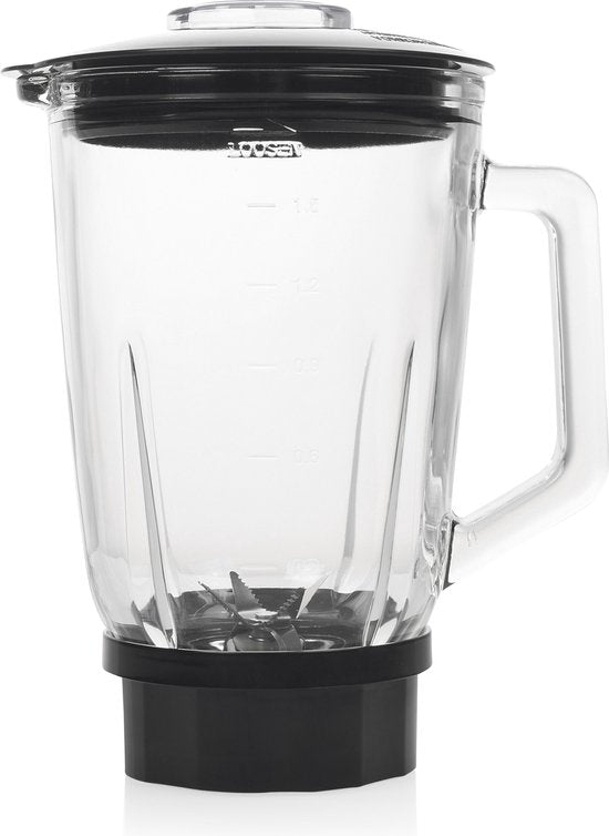 Princess 212092 Black Steel Blender 1000 - quatre vitesses - 1.5 L