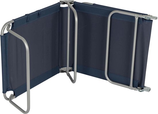 Bo-Camp - Chaise longue - 5 pieds - Bleu