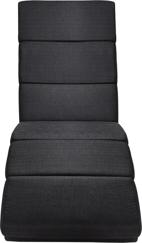 Casaria Recliner London - Chaise longue chromée - Anthracite