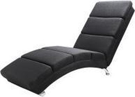 Casaria Recliner London - Chaise longue chromée - Anthracite