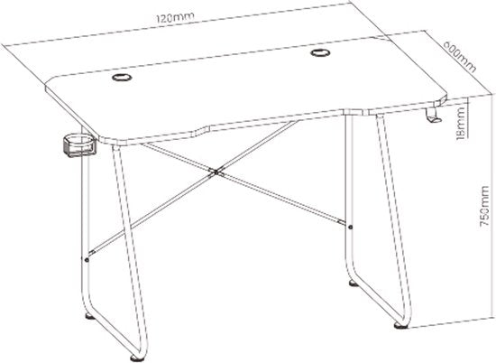 Tapis de souris complet pour bureau de jeu - bureau de jeu - bureau de jeu - table d'ordinateur - table pour ordinateur portable - 120 x 60 cm