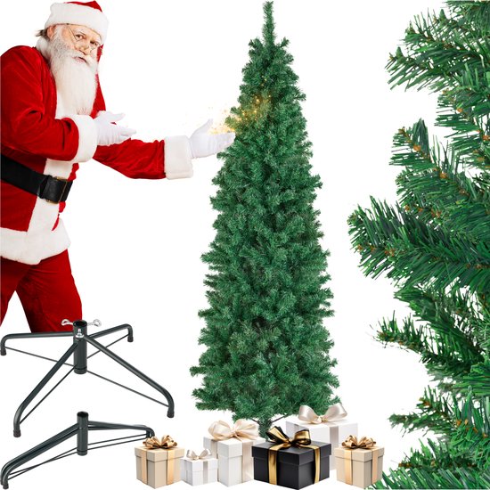 tectake® Arbre de Noël artificiel - Plus vrai que nature avec des branches flexibles - Volumineux - Stable et facile à assembler - Arbre de Noël artificiel comme décoration de Noël - 200 cm - 832 branches - vert