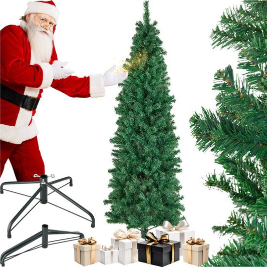 tectake® Arbre de Noël artificiel - Plus vrai que nature avec des branches flexibles - Volumineux - Stable et facile à assembler - Arbre de Noël artificiel comme décoration de Noël - 200 cm - 832 branches - vert