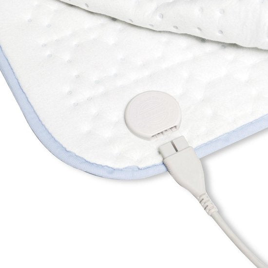 Inventum HN136I - Sous-couverture électrique - Zone des pieds plus chaude - 1 personne - 150x80 cm - Polaire - Bleu clair