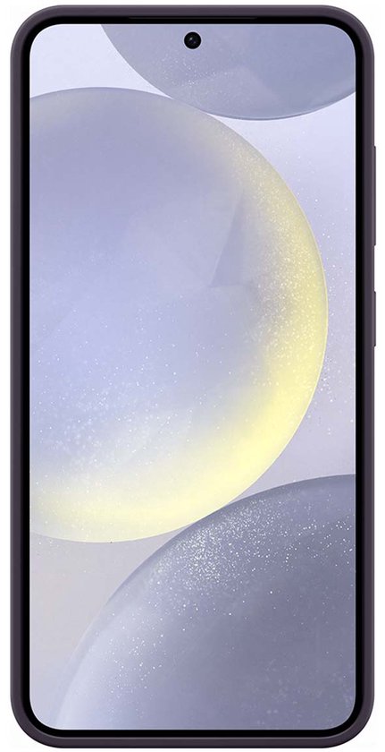 Étui en silicone Samsung - Convient au Samsung Galaxy S24 - Violet foncé