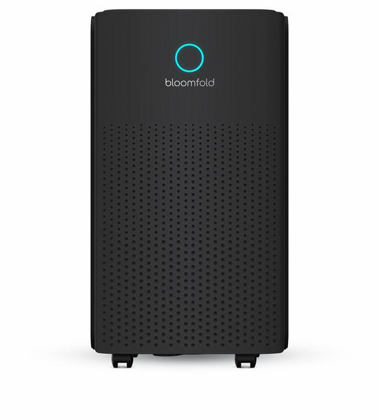 Bloomfold - BF003 Déshumidificateur - 12L par jour - Fonction Lavage-Séchage - Réservoir 2L - 38 dB Silencieux - Minuterie & Sécurité enfant - Noir