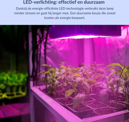 a sunny day 1000 Watt LED grow light - lampe de culture - croissance et floraison - lampe de culture - spectre complet - 1000 Watt - 100 LED dual chip