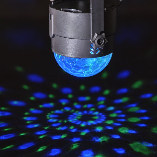 Denver Rotating Disco Light - LED - Discoball - Contrôlé par la musique - Télécommande - Adultes / Enfants - LDB318
