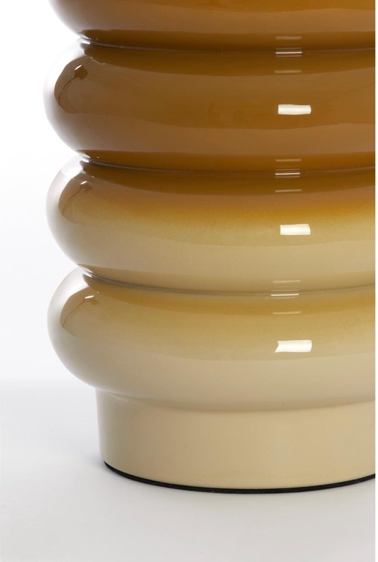 Light & Living Table d'appoint Mirogi - Jaune - Ø30cm - Moderne