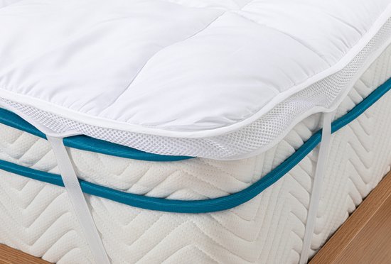 Home & Comfort Surmatelas 160*200cm - Soutien et réduction de la pression - Lavable - Antiallergique