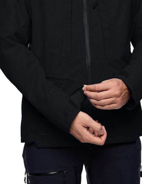 Vaude - Monviso 2.5L Hardshell Jacket - Veste de pluie imperméable Outdoor - Homme - Noir - Taille M