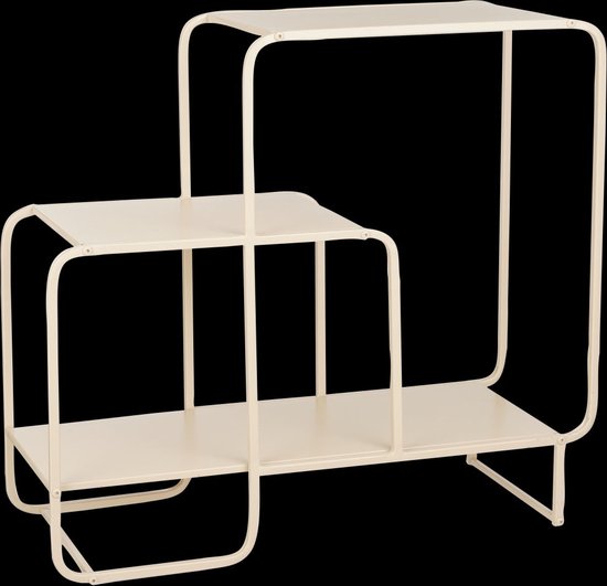 Armoire murale Mica Decorations - L70 x L30 x H76 cm - Métal - Marron clair