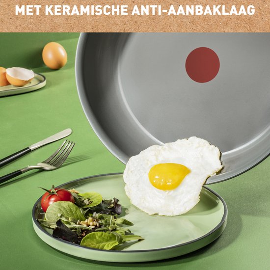Tefal Renewal Ceramic wok pan 28 cm