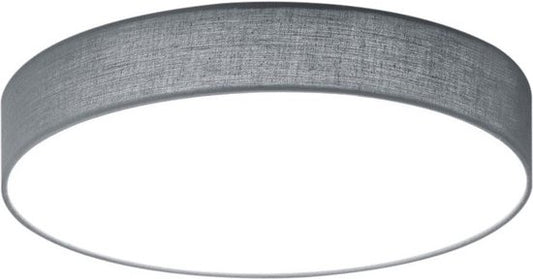 TRIO LUGANO - Plafonnier - Gris - incl. 1x SMD 42 W - Télécommande - Variateur intégré - Couleur de lumière réglable en continu - Veilleuse - Fixation au plafond - Ne convient pas pour un variateur externe - Fonction mémoire