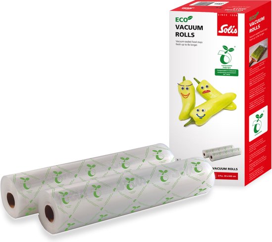 Rouleaux pour aspiration Solis Eco - 30 x 600 cm (2 pièces) - transparent