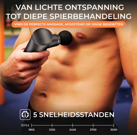 Maicura GO SE - Pistolet de massage professionnel - Appareil de massage en aluminium - Pistolet de massage - Pistolet de massage