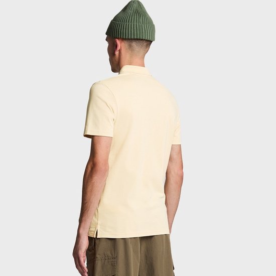 Lyle and Scott Sport SS Polo Hommes Beige 2XL