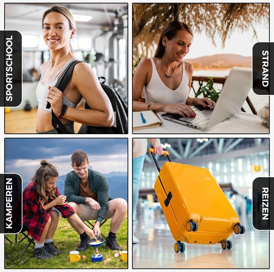 EverNeeds Bouteilles de voyage avec étui - rechargeables - Bouteilles de voyage en silicone pour bagages à main - Abricot - 4 pièces