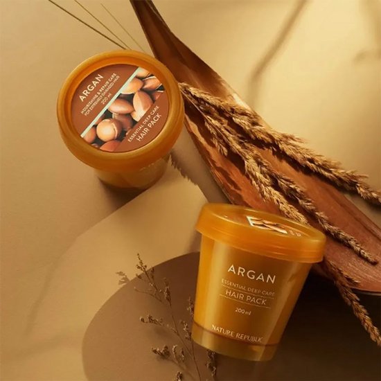 Masque capillaire hydratant et réparateur à base d'argan