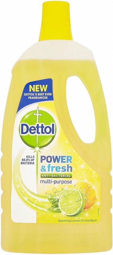 DETTOL Nettoyant antibactérien désinfectant tout usage Citron 1000ml
