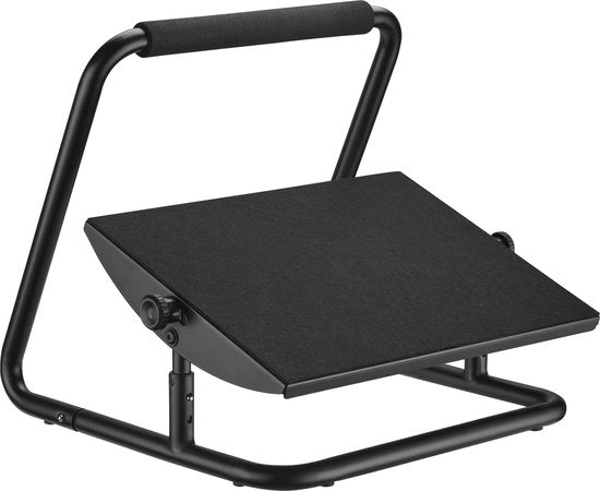 Tabouret de bureau ergonomique - repose-pieds - inclinable réglable en hauteur