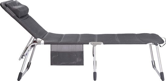 Crespo - Lit pliant - AL/363 - Deluxe - Gris foncé