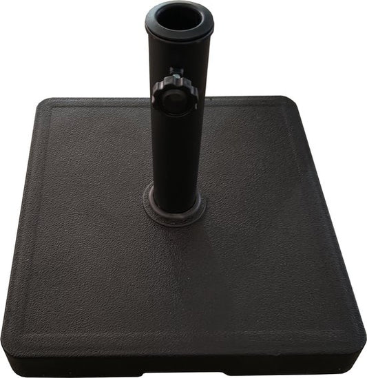 PimXL Base de parasol carrée - 43x43 cm - 16kg