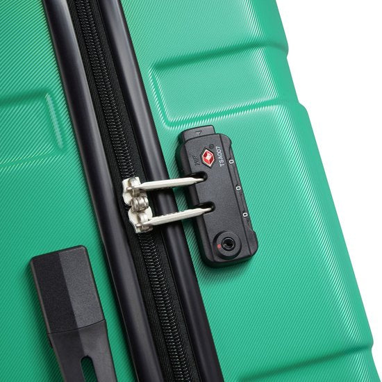 Delsey Paris x United Colors Of Benetton - Set de valises Now - 3 pièces - Bagage à main 34L + bagage à main 65L et 93L - Vert