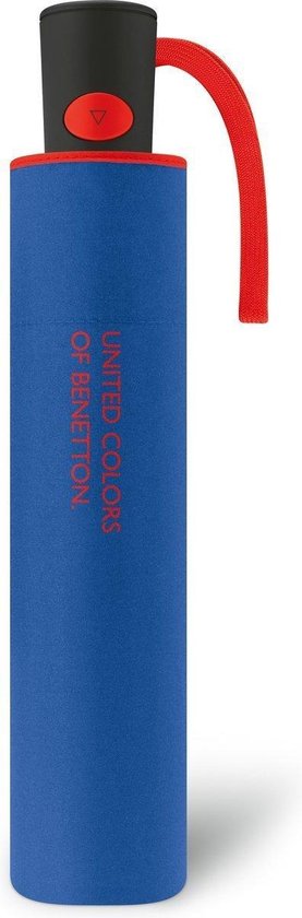 United Colors of Benetton Parapluie Mini AC - Pliable - Ø 95 cm - Bleu