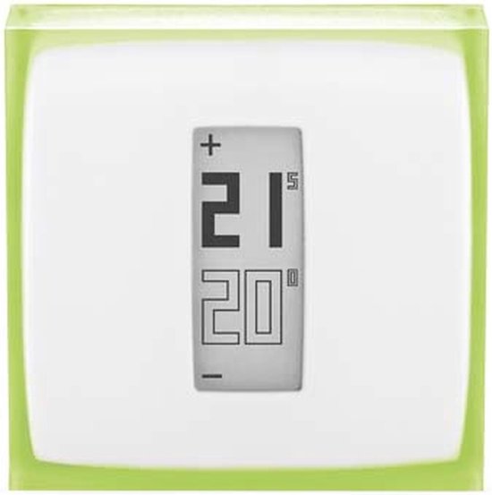 Netatmo Smart Thermostat Modulant - Thermostat intelligent pour le chauffage central - Fonctionne avec Google Home, Alexa & Apple Homekit - Sans fil - Blanc