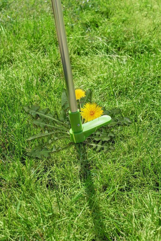 Kinzo Weed Picker - Outils de jardinage à long manche - Désherbeur à trois dents - Design ergonomique - 100 cm