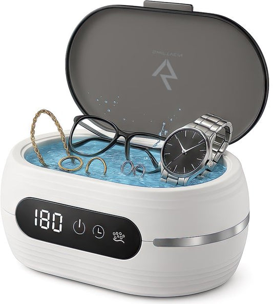 Swiftvein Shine Ultrasonic Cleaner 660ml - Bain de verres - Nettoyeur ultrasonique pour verres - Bijoux - Bijoux